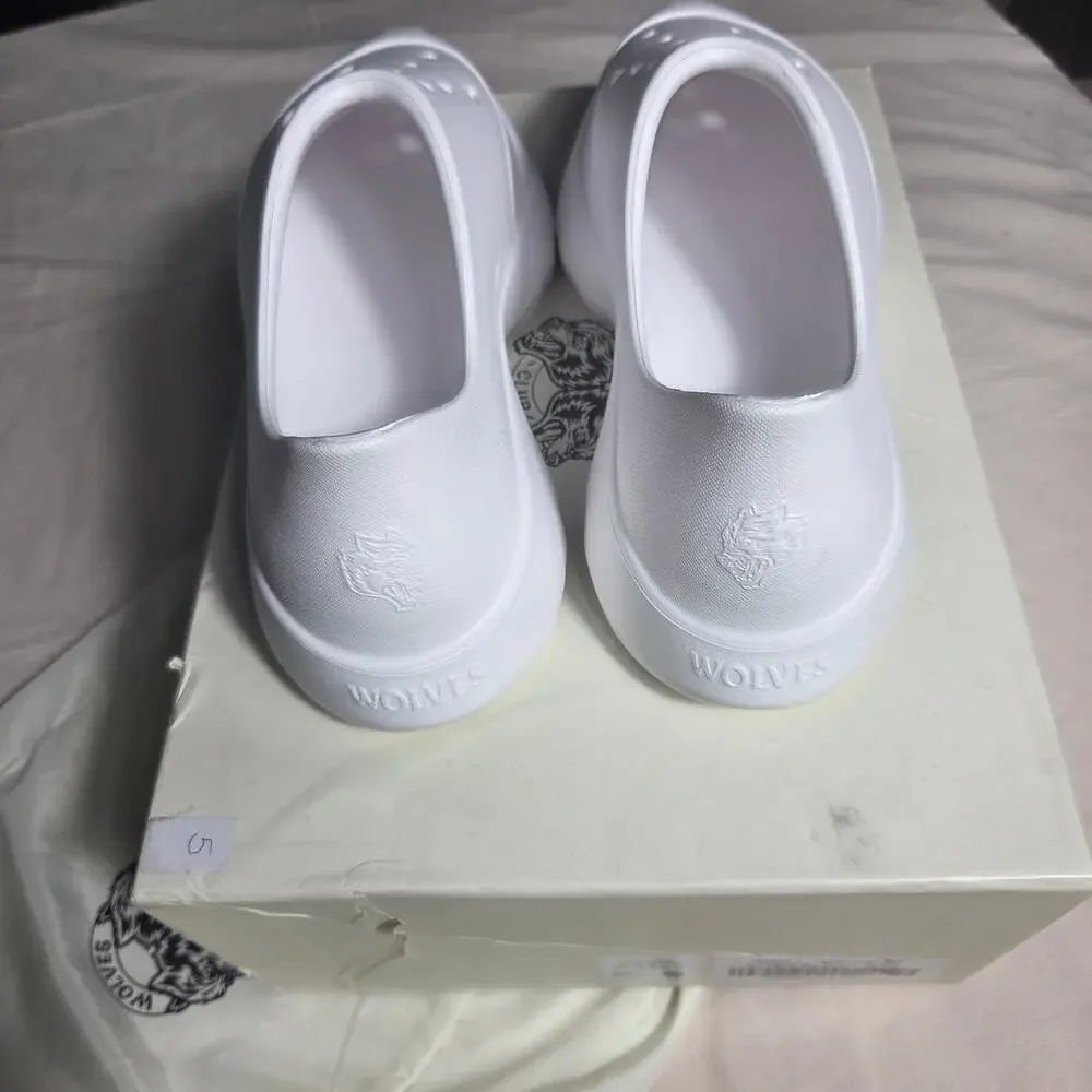 Darc Sport Hanzo V2 Foam Clog Shoes Bone White Mens 7 Womens 8.5 Gym Slides NIB